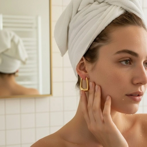 Kolczyki wodoodporne złote.jpeg